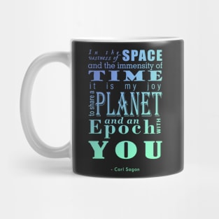 In the Vastness of Time and Space Mug